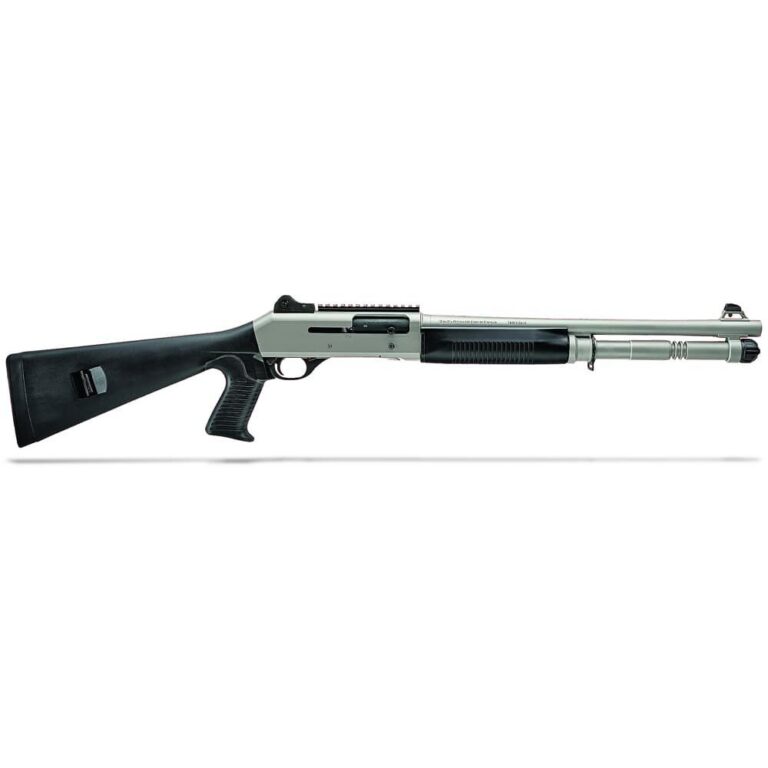 Benelli M4 #11794 18.5″ PISTOL GRIP – Ghost Ring Night Sights – H20 Titanium Cerakote – 5RD Magazine Benelli M4 #11794 18.5″ PISTOL GRIP – Ghost Ring Night Sights – H20 Titanium Cerakote – 5RD Magazine