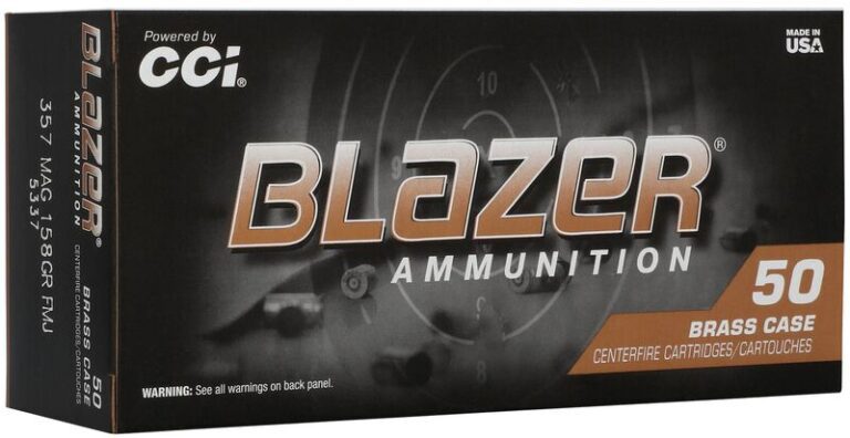 BLAZER BRASS 357MAG 158GR FMJ 50/20 BLAZER BRASS 357MAG 158GR FMJ 50/20