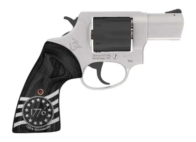 TAURUS 856 38 SPL 2IN BARREL 6RD SS/BLACK BLK CYL 1776 250TH ANN 2-85625-US3 TAURUS 856 38 SPL 2IN BARREL 6RD SS/BLACK BLK CYL 1776 250TH ANN 2-85625-US3