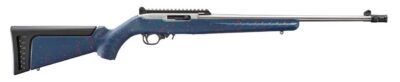 Ruger 32039 10/22 250th Anniversary 22 LR 10+1 18.50″ Satin Stainless Threaded Barrel, Engraved Satin Stainless Steel Receiver w/Picatinny Rail, Liberty Blue w/Red & White Splatter Ruger Modular System Synthetic Stock