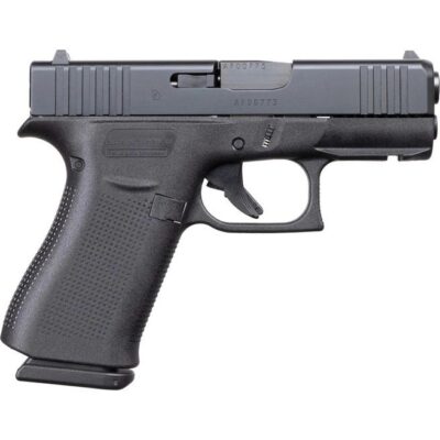 43X 9MM LUGER SEMI-AUTO HANDGUN W/FRONT RAILS 43X 9MM LUGER 3.39”BBL (2)15RD MAGS W/FRONT RAILS BLACK US