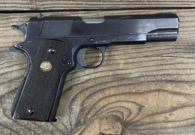 Auto Ordnance Thompson 1911 9mm Luger 5″ Barrel, Blued steel Frame and Slide – 7+1 Rounds, 1 Magazine,  Black Pistol Bag
