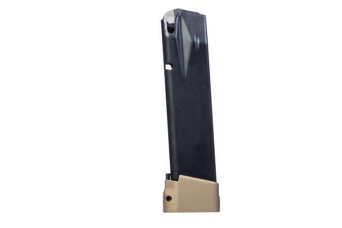 CANIK TTI COMBAT FULL SIZE 18RD MAGAZINE WITH TTI +3 BRONZE EXTENSION MA2363 CANIK TTI COMBAT FULL SIZE 18RD MAGAZINE WITH TTI +3 BRONZE EXTENSION MA2363