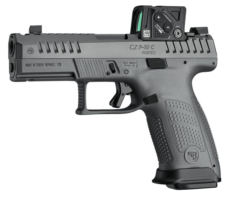 CZ P-10 C PORTED COA 9MM 4 GRY 10RD CZ P-10 C PORTED COA 9MM 4 GRY 10RD