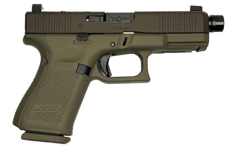 GLOCK 19V C4 OD GREEN 9MM 10RD BLACK BARREL SUPPRESSOR HEIGHTS SIGHTS OPTICS CUT PV1950201HUNT GLOCK 19V C4 OD GREEN 9MM 10RD BLACK BARREL SUPPRESSOR HEIGHTS SIGHTS OPTICS CUT PV1950201HUNT