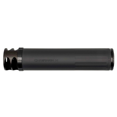 BOSS CHAIRMAN K – 5/8X24- BRAKE END CAP 7.62 COMPACT DUTY RATED SILENCER STAINLESS NITRIDED CORE MUZZLE BREAK FOR MAXIMUM MUZZLE CONTROL REDUCED SOUND SUPPRESSION CK-15060-762-SS-58-BR-BLK