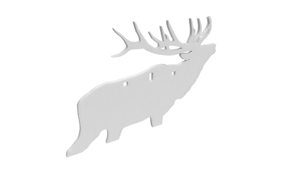 B/C AR500 3/8″ SILHOUETTE ELK WHT B/C AR500 3/8″ SILHOUETTE ELK WHT