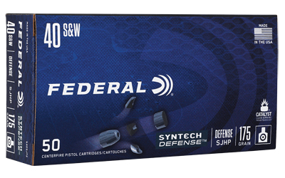 FED SYNTECH DEFENSE 40SW 175GR SJHP 50/10