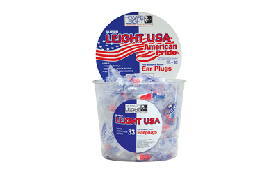 USA Shooters Earplugs 100 pair pack  red/White/blue