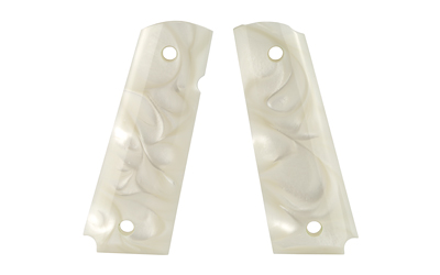 HOGUE GRIP 1911 GOVT PEARL AMBI WHT HOGUE GRIP 1911 GOVT PEARL AMBI WHT