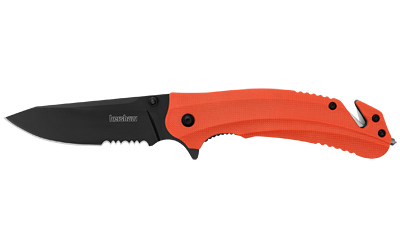 KERSHAW BARRICADE SRTD 3.5″ ORG/BLK KERSHAW BARRICADE SRTD 3.5″ ORG/BLK