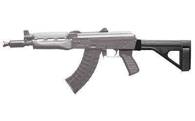 SB Tactical SOB47 BRACE BLK SBT LOGO AK ADAPTER TUBE FITS AK47/74