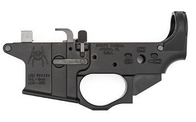 Spike’s Tactical, ST9 9mm Colt Style Lower w/Spider Logo, Semi-automatic, Black Finish, Bolt Locks Back After Last Round, STLS910