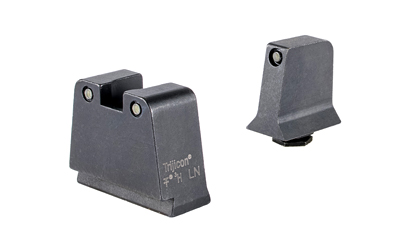 SUPPRESSOR/OPTIC HEIGHT SIGHT SET FOR SLIM FRAME GLOCKS SUPPRESSOR/OPTIC HEIGHT SIGHT SET BLACK/TRITIUM SLIM GLOCKS