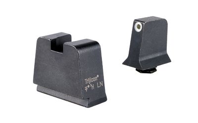 SUPPRESSOR/OPTIC HEIGHT SIGHT SET FOR SLIM FRAME GLOCKS SUPPRESSOR/OPTIC HEIGHT SIGHT SET WHITE/BLACK SLIM GLOCKS