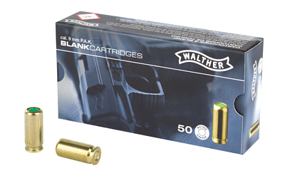 UMX WALTHER 9MM PAK BLANKS 50/BX UMX WALTHER 9MM PAK BLANKS 50/BX