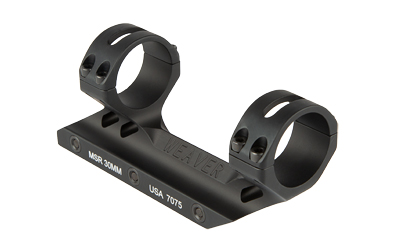 Weaver Tactical Picatinny MSR Mount Matte Black 30mm