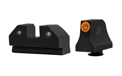 R3D SUPPRESSOR HEIGHT NIGHT SIGHTS FOR GLOCK 43X & 48 R3D NIGHT SIGHT SUPPRESSOR HEIGHT FOR GLOCK 43X/48 ORANGE