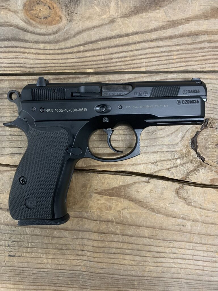 CZ, 75 P-01, Double Action/Single Action, Semi-automatic, Metal Frame Pistol, Compact, 9MM, 3.75″ Cold Hammer Forged Barrel, Black, Rubber Grips, Fixed Sights, 10 Rounds, 2 Magazines CZ, 75 P-01, Double Action/Single Action, Semi-automatic, Metal Frame Pistol, Compact, 9MM, 3.75″ Cold Hammer Forged Barrel, Black, Rubber Grips, Fixed Sights, 10 Rounds, 2 Magazines