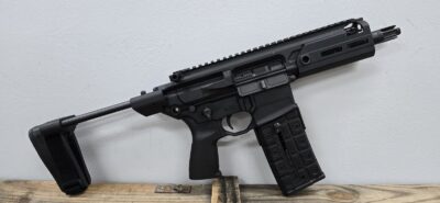 Sig Sauer MCX Rattler, 300 Blk, 5.5 In Barrel, Semi Auto, Oem Mag Release Kit, Upgraded Buffer, Upgraded Charging Handle, Araska Light Mount