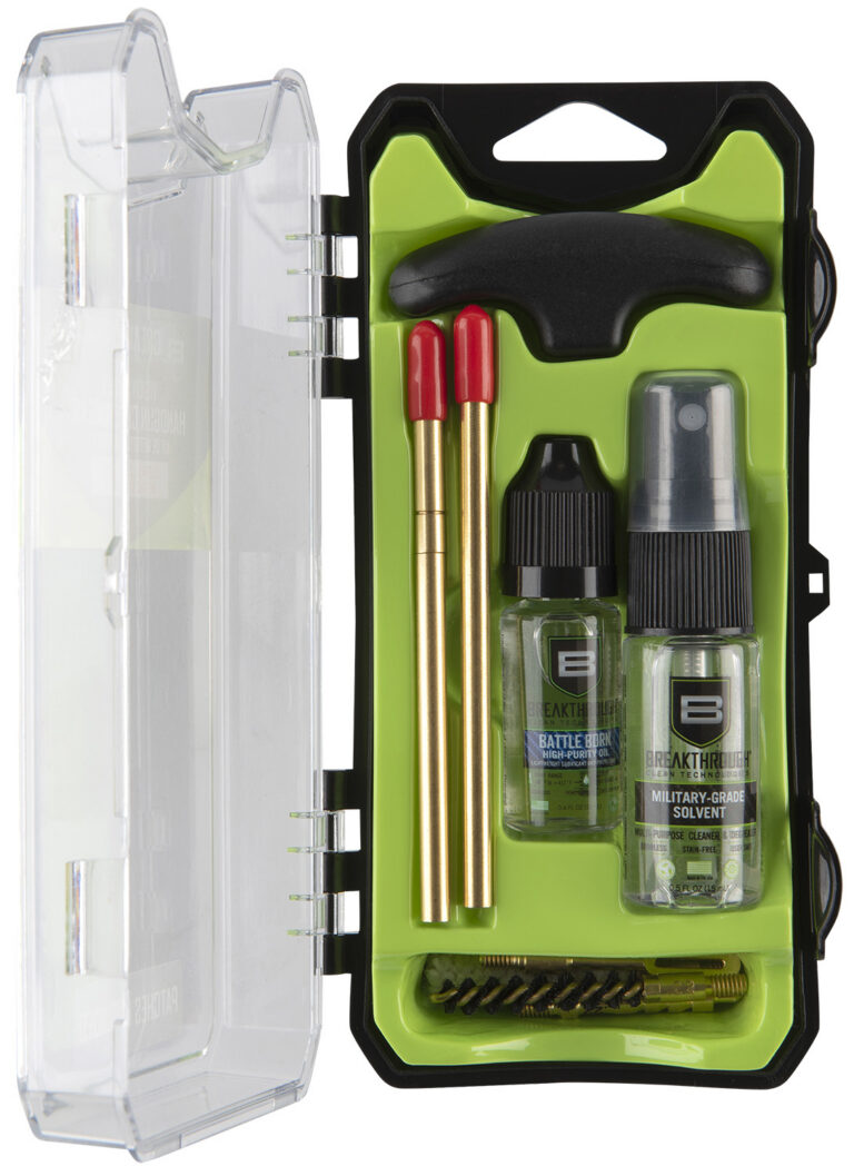 Breakthrough Clean BTECC22 Vision Series Cleaning Kit 22 Cal Pistol/10 Pieces Multi-Color Breakthrough Clean BTECC22 Vision Series Cleaning Kit 22 Cal Pistol/10 Pieces Multi-Color