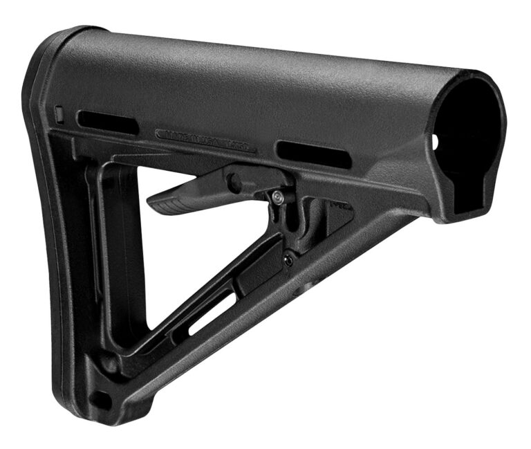 Magpul MAG400-BLK MOE Carbine Stock Black Synthetic for AR-15, M16, M4 Mil-Spec Tube (Tube Not Included) Magpul MAG400-BLK MOE Carbine Stock Black Synthetic for AR-15, M16, M4 Mil-Spec Tube (Tube Not Included)