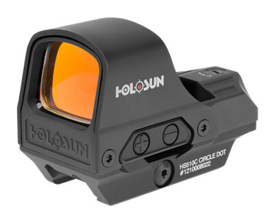 Holosun HS510C HS510C Black Anodized 0.91 x 1.26 2 MOA Red Dot/65 MOA Red Circle Multi Reticle