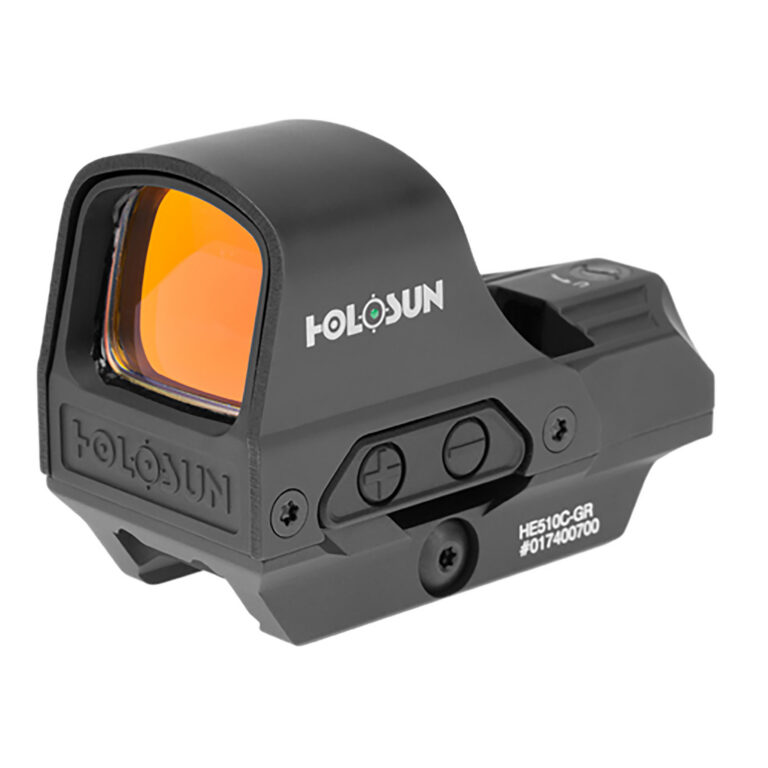 Holosun HE510CGR 510 Black 1 x 0.91″ x 1.26″ 2 MOA Green Dot/65 MOA Circle Multi Reticle Holosun HE510CGR 510 Black 1 x 0.91″ x 1.26″ 2 MOA Green Dot/65 MOA Circle Multi Reticle