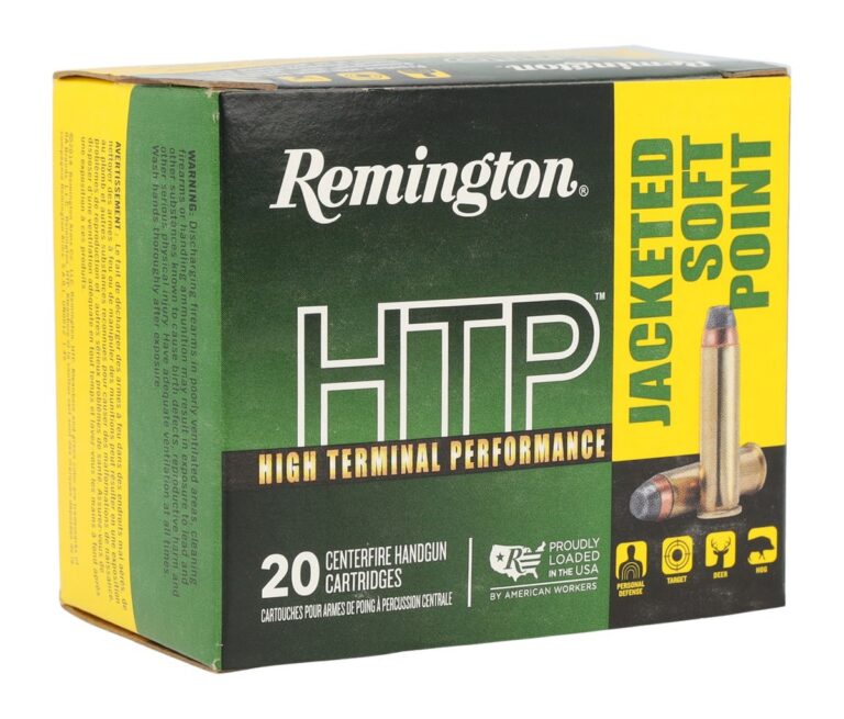 Remington Ammunition 22233 HTP 357Mag 158gr Jacketed Soft Point 20 Per Box/25 Case Remington Ammunition 22233 HTP 357Mag 158gr Jacketed Soft Point 20 Per Box/25 Case