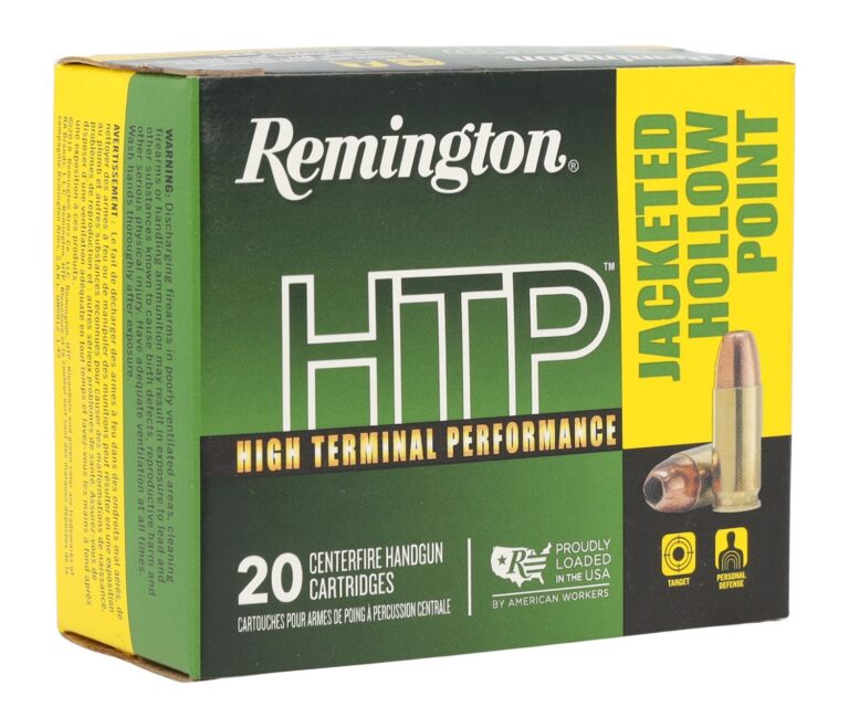 Remington Ammunition 22248 HTP 380ACP 88gr Jacketed Hollow Point 20 Per Box/25 Case Remington Ammunition 22248 HTP 380ACP 88gr Jacketed Hollow Point 20 Per Box/25 Case