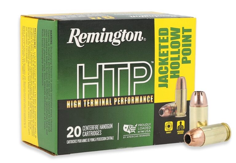 Remington Ammunition 21453 HTP 45ACP 185gr Jacketed Hollow Point 20 Per Box/25 Case Remington Ammunition 21453 HTP 45ACP 185gr Jacketed Hollow Point 20 Per Box/25 Case