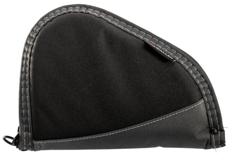 Allen 4448 Deluxe Handgun Case Black w/Gray Trim, Foam Padding, Non-Absorbent Lining & Lockable Zipper 8″ L Allen 4448 Deluxe Handgun Case Black w/Gray Trim, Foam Padding, Non-Absorbent Lining & Lockable Zipper 8″ L