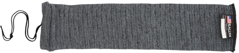 Allen 1314 Knit Handgun Sock Heather Gray, Silicone Treatment, Drawstring Closure for Most Handguns up to 14″ Long Allen 1314 Knit Handgun Sock Heather Gray, Silicone Treatment, Drawstring Closure for Most Handguns up to 14″ Long
