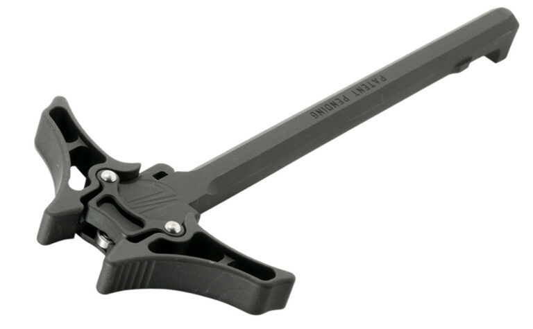 TIMBER CREEK OUTDOOR INC EAMBICHBL Enforcer Ambidextrous Charging Handle AR-Platform Black Hardcoat Anodized Aluminum TIMBER CREEK OUTDOOR INC EAMBICHBL Enforcer Ambidextrous Charging Handle AR-Platform Black Hardcoat Anodized Aluminum