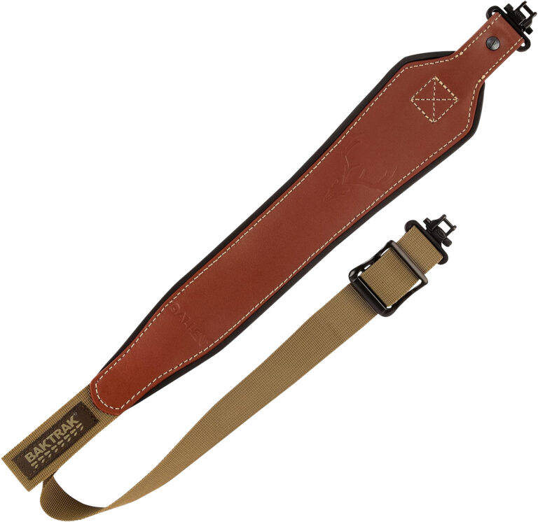 Allen 8391 BakTrak Brown Leather/BakTrak Adjustable Rifle/Shotgun Allen 8391 BakTrak Brown Leather/BakTrak Adjustable Rifle/Shotgun