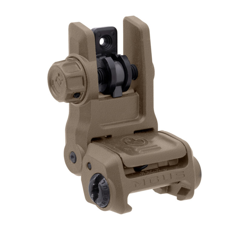 Magpul MAG1167FDE MBUS 3 Sight Rear Flat Dark Earth Flip Up for AR-10/AR-15/M4/M16/M110/SR-25 Magpul MAG1167FDE MBUS 3 Sight Rear Flat Dark Earth Flip Up for AR-10/AR-15/M4/M16/M110/SR-25