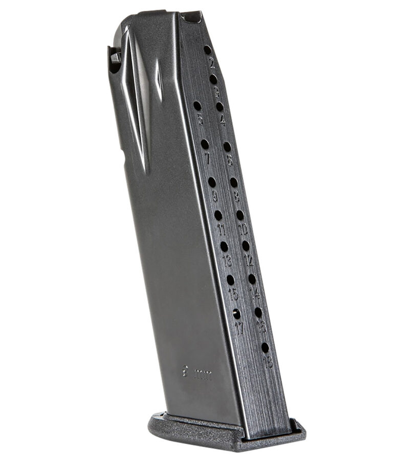 9MM LUGER MAGAZINE FOR WALTHER PDP FULL SIZE PDP FULL SIZE 9MM MAGAZINE 18RD