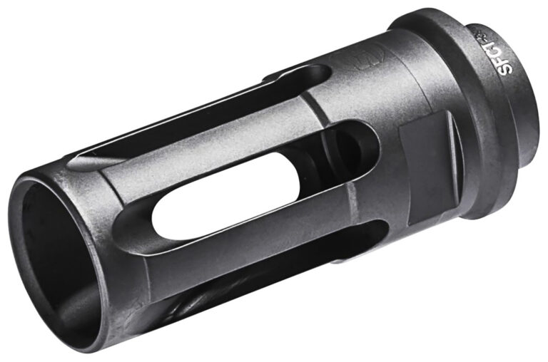 SureFire SFCT5561228 Closed-Tine Flash Hider Black DLC Stainless Steel with 1/2″-28 tpi Threads & 2.30″ OAL for 5.56x45mm NATO AR-15 SureFire SFCT5561228 Closed-Tine Flash Hider Black DLC Stainless Steel with 1/2″-28 tpi Threads & 2.30″ OAL for 5.56x45mm NATO AR-15