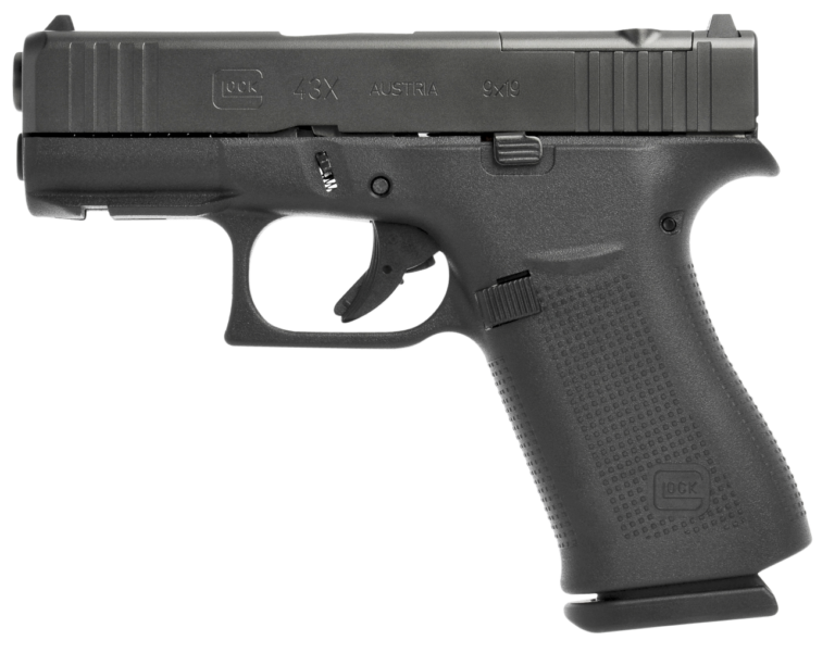 Glock UX4350201FRMOS G43X MOS Slim Sub-Compact 9mm Luger 10+1, 3.41″ Black GMB Barrel, Black MOS Cut/Serrated Steel Slide, Polymer Frame w/Beavertail, Black Textured Polymer Grip Ambidextrous, USA Made Glock UX4350201FRMOS G43X MOS Slim Sub-Compact 9mm Luger 10+1, 3.41″ Black GMB Barrel, Black MOS Cut/Serrated Steel Slide, Polymer Frame w/Beavertail, Black Textured Polymer Grip Ambidextrous, USA Made