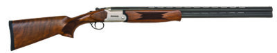 Mossberg 75471 Silver Reserve  12 Gauge with 28″ Matte Blued Barrel, 3″ Chamber, 2rd Capacity, Satin Silver Engraved Metal Finish & Satin Black Walnut Stock Right Hand (Full Size)