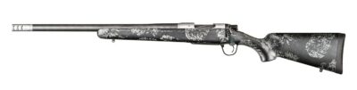 Christensen Arms 8010618400 Ridgeline FFT 300 PRC 3+1 22″ Carbon Fiber/Threaded Barrel, Stainless Steel, Black with Gray Accents Stock, Left Hand