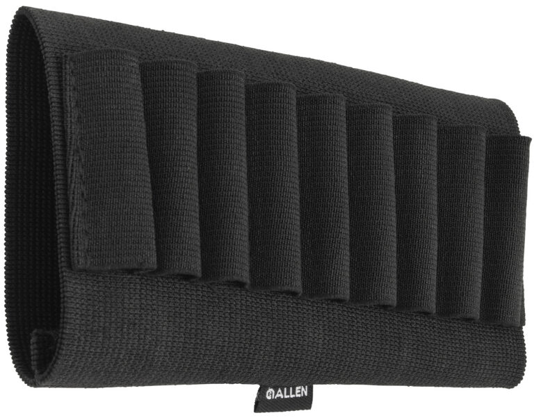 Allen 206 Rifle Cartridge Holder 9rd Black Elastic Buttstock Mount Allen 206 Rifle Cartridge Holder 9rd Black Elastic Buttstock Mount