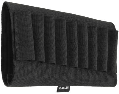 Allen 206 Rifle Cartridge Holder  9rd Black Elastic Buttstock Mount