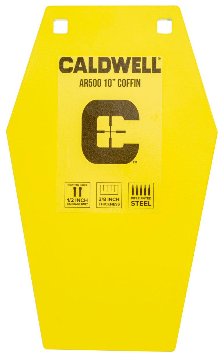 Caldwell 1116693 C 10″ Coffin CP4 Yellow Powder Coat AR500 Steel Hanging Caldwell 1116693 C 10″ Coffin CP4 Yellow Powder Coat AR500 Steel Hanging