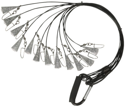 Higdon Outdoors 30321 Battleship Rig  Black 18″ Long 12 Pack
