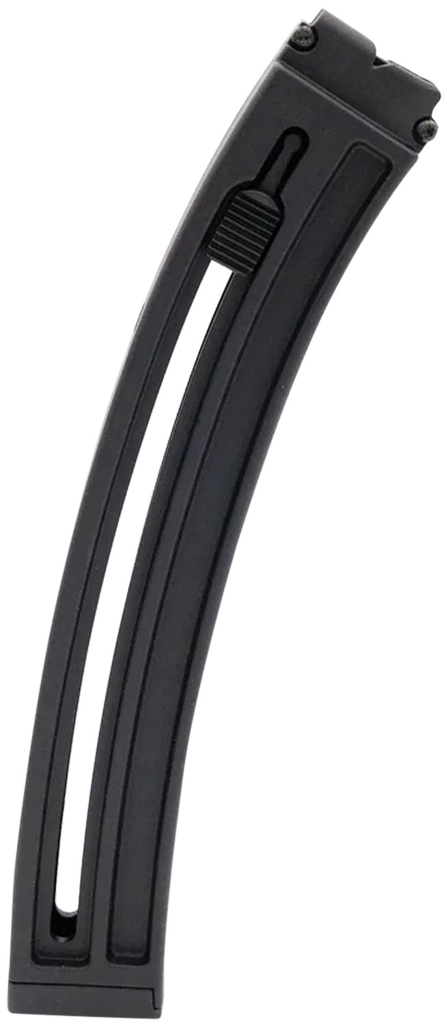 Heckler & Koch Magazine, 22 LR, 25 Rounds blocked to 10, Fits HK MP5 .22LR, Polymer, Black Heckler & Koch Magazine, 22 LR, 25 Rounds blocked to 10, Fits HK MP5 .22LR, Polymer, Black