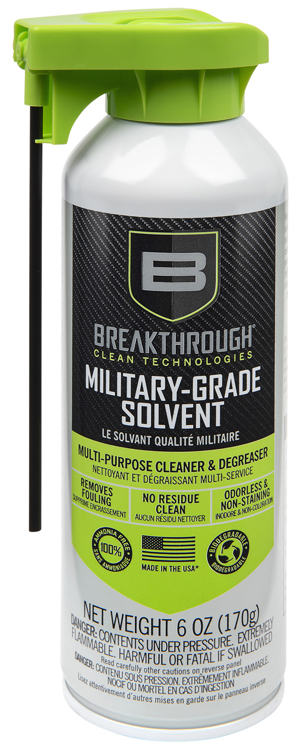 Breakthrough Clean BTAMS6OZ Military Grade Solvent Aerosol 6 oz Breakthrough Clean BTAMS6OZ Military Grade Solvent Aerosol 6 oz