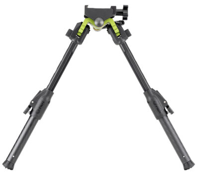Mdt Sporting Goods Inc 105560GRN GRND-POD  Green/Black 4.50″-9″ Carbon Fiber/Aluminum, Adj. Throw Lever, 4 Leg Postitions, Fits Picatinny Rail