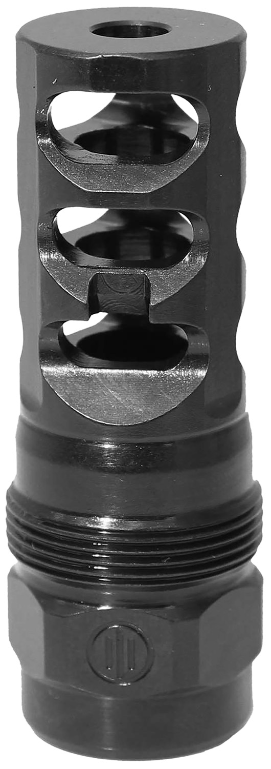 FRC 223 CALIBER THREE-PORT COMPENSATOR FRC FLAT 3-PORT 223 CALIBER 1/2”-28 THREADS COMPENSATOR FRC 223 CALIBER THREE-PORT COMPENSATOR FRC FLAT 3-PORT 223 CALIBER 1/2”-28 THREADS COMPENSATOR