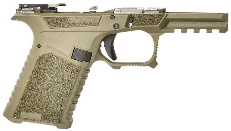 Sct Manufacturing 0226000000IB Compact Compatible w/ Gen3 19/23/32 OD Green Polymer Frame Aggressive Texture Grip Sct Manufacturing 0226000000IB Compact Compatible w/ Gen3 19/23/32 OD Green Polymer Frame Aggressive Texture Grip